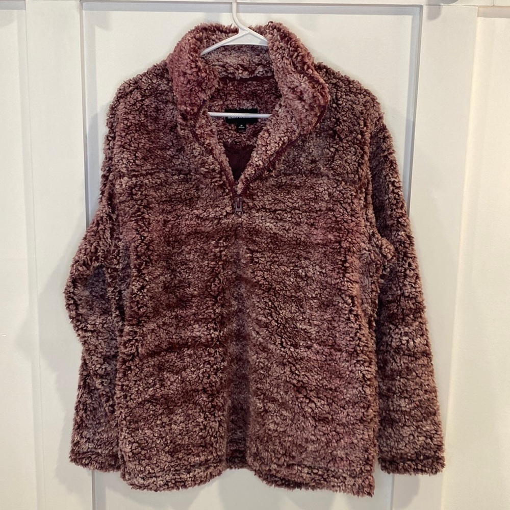 ZENANA OUTFITTERS Sherpa pullover jacket